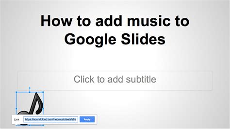 how to add music into google slides and why music is important in presentations