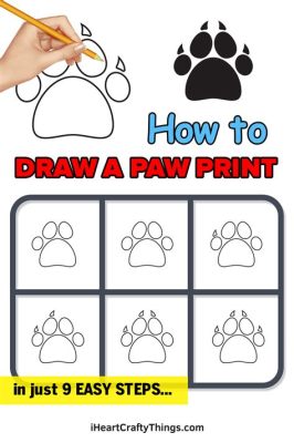 how to draw a paw print step by step how important is it to keep your writing consistent across different mediums?