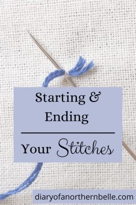 how to end embroidery stitch: what are the various techniques for ending embroidery stitches?